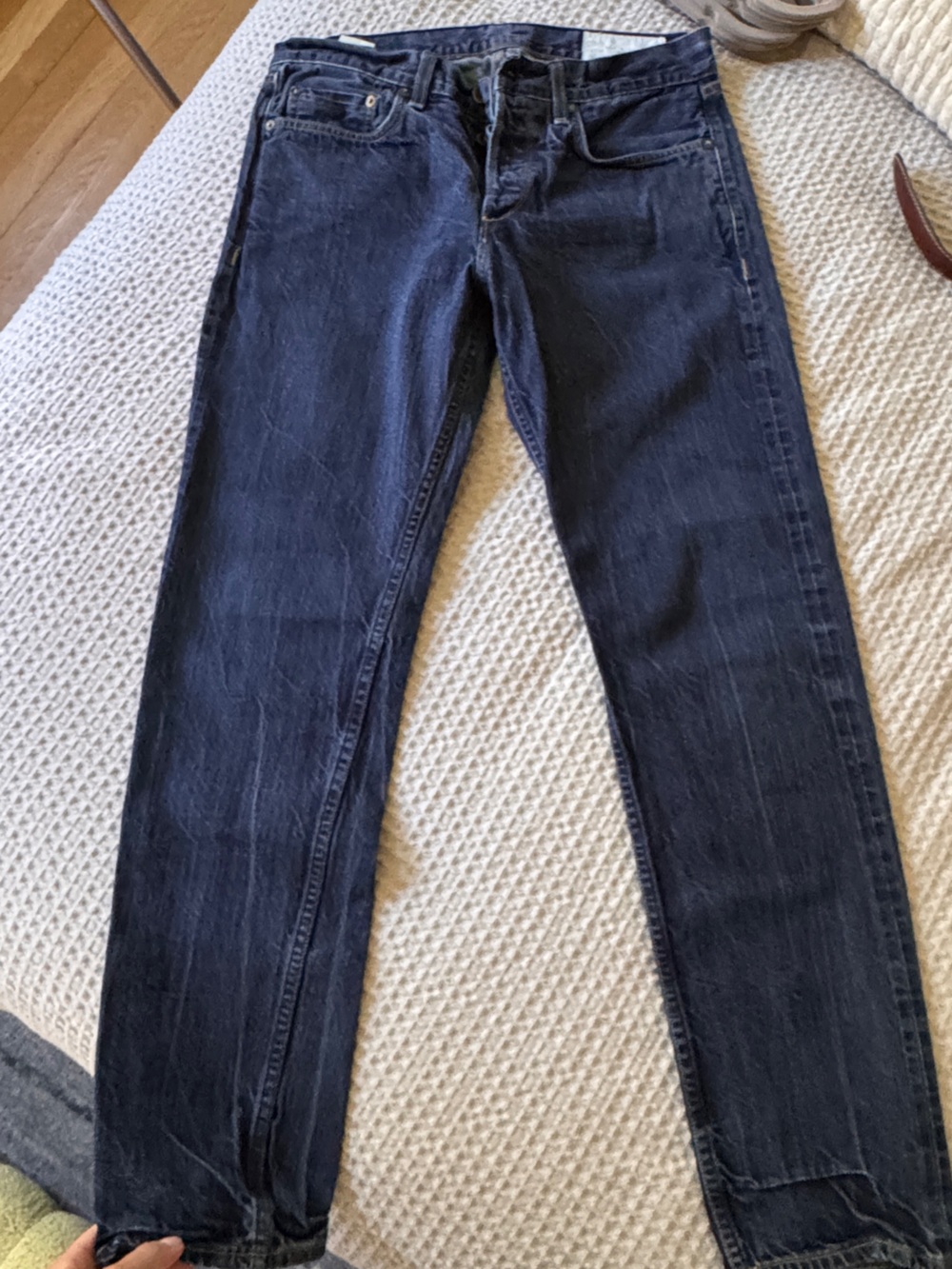 rag & bone Men's Dark Indigo Straight Jeans